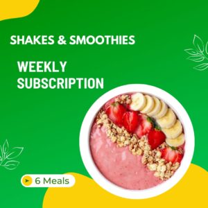 Weekly Shakes & Smoothies Subscription